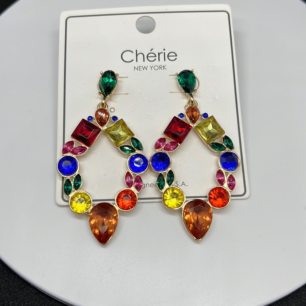 Cherie Dangle Sparkle Earrings
